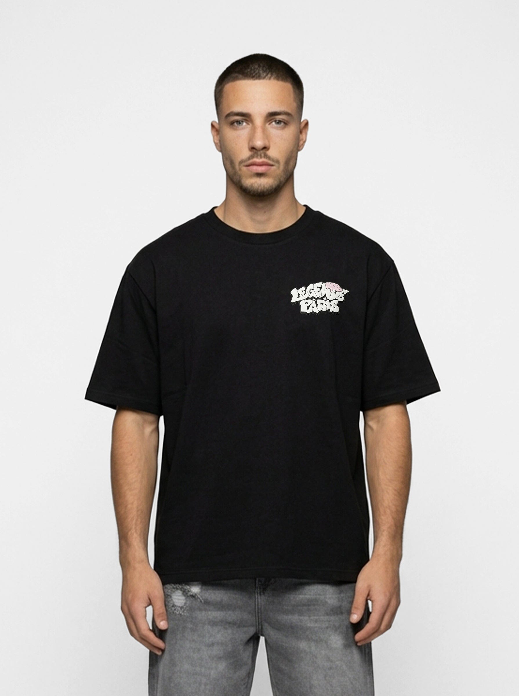 Legende Paris GAME IS RIGGED T-SHIRT - BLACK - Kick Game