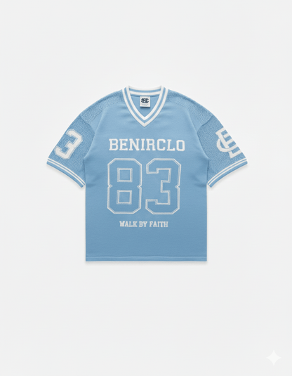 God’s Timing 83 knit Jersey - Light Blue - Kick Game
