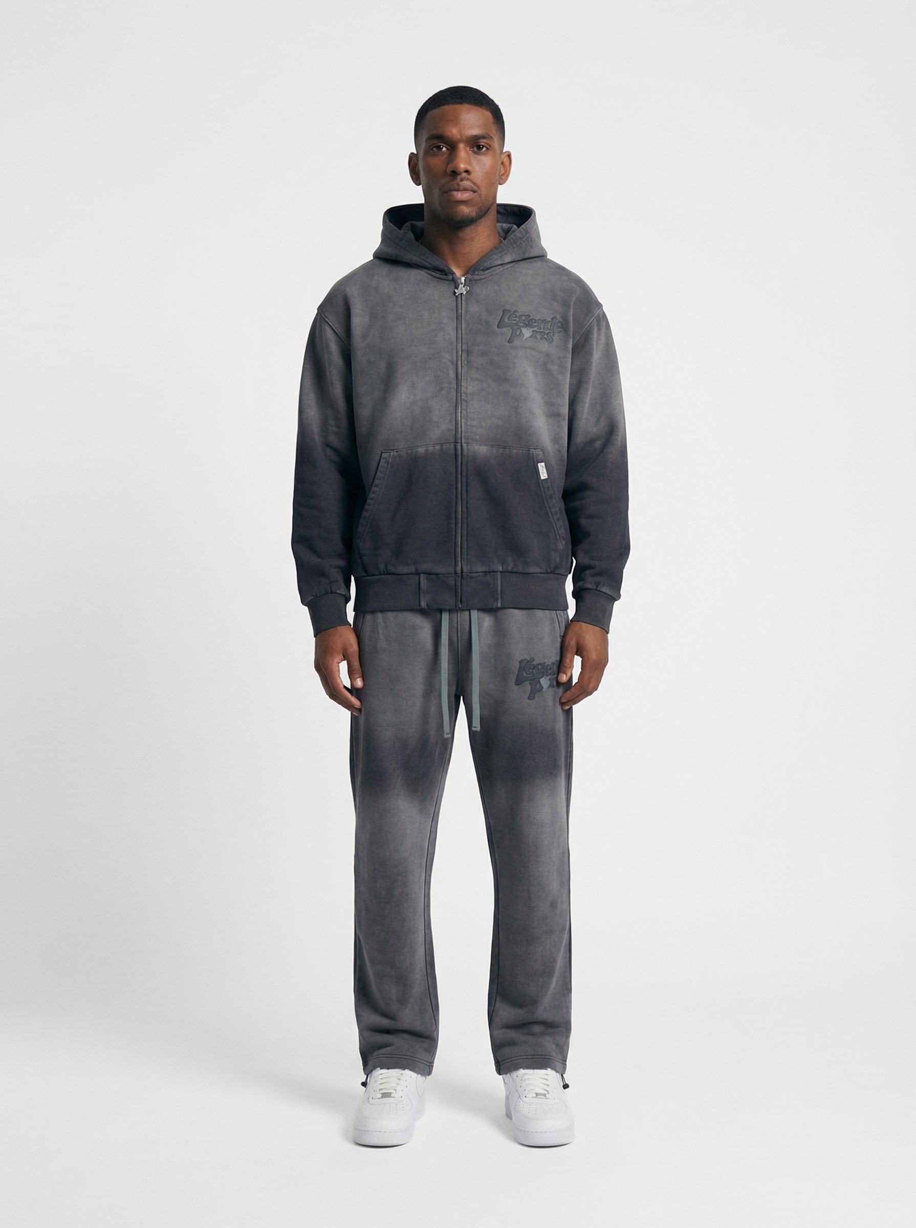 Legende Paris LND GRADIENT PANT - CHARCOAL WASHED - Kick Game