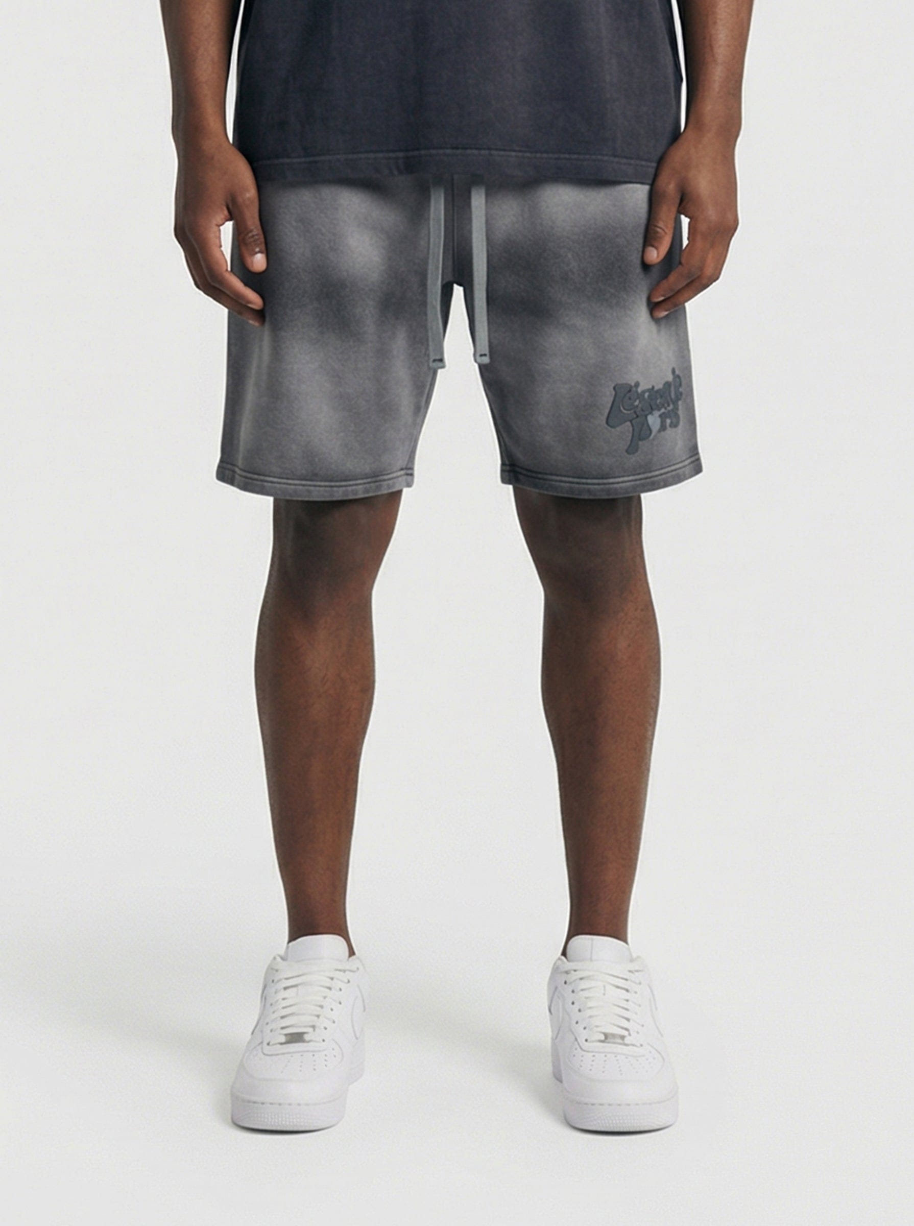 Legende Paris LND GRADIENT SHORT - CHARCOAL WASHED - Kick Game