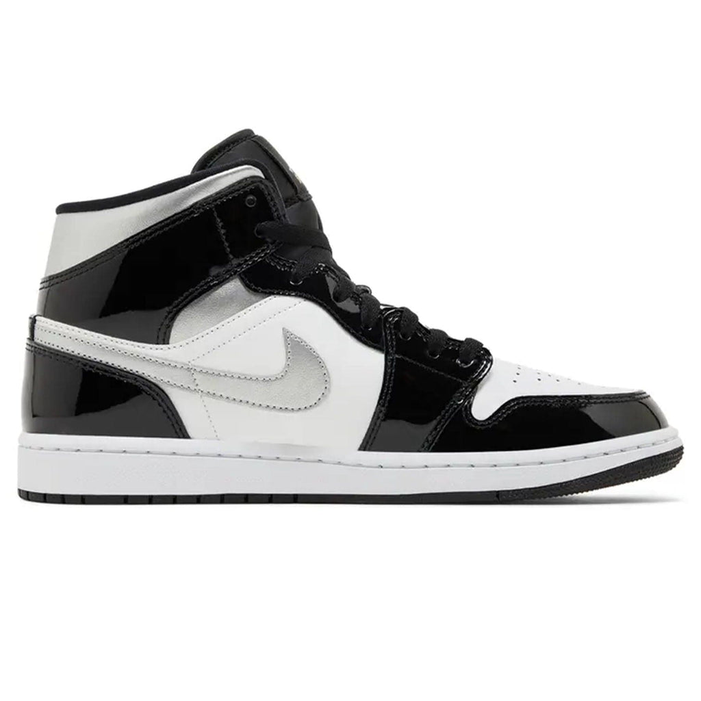 Air Jordan Mid SE 'Black White Metallic Silver' — Kick Game