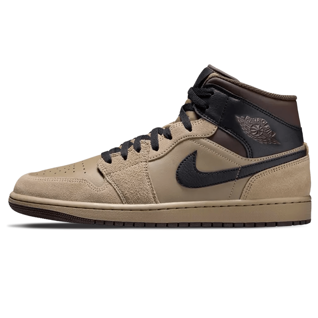 Air Jordan 1 Mid 'Khaki Black' - Kick Game