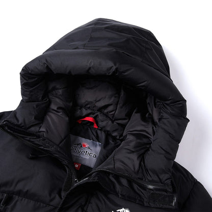 Helvetica Mountain Pioneers Himalaya Hooded Parka Jacket - Kick Game