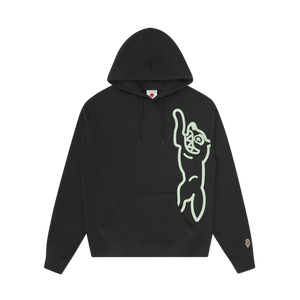 ICECREAM Vertical Jumbo Running Dog Popover Hoodie 'Black'