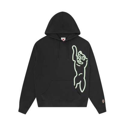 ICECREAM Vertical Jumbo Running Dog Popover Hood 'Black' - Kick Game