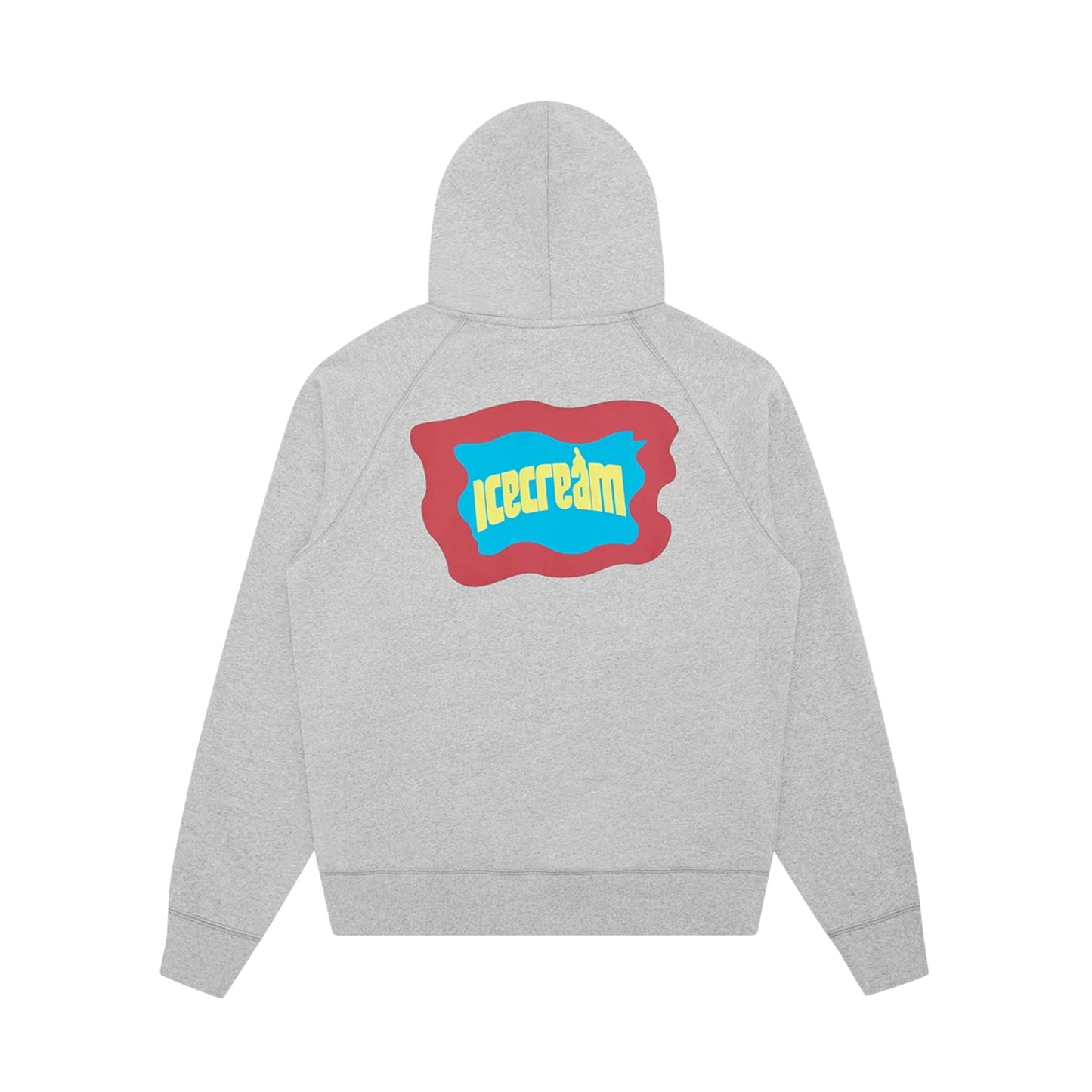 ICECREAM Block Logo Zip Through Hood 'Heather Grey' - Kick Game