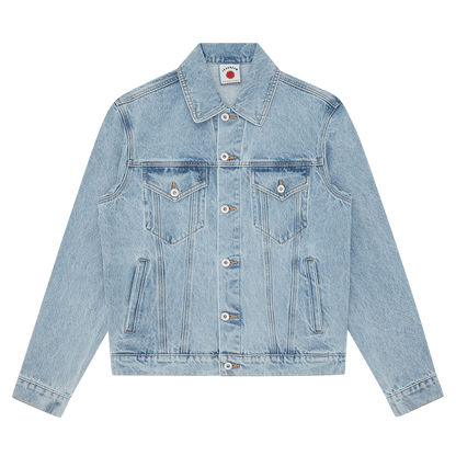 ICECREAM Running Dog Denim Trucker Jacket 'Light Wash Blue' - Kick Game