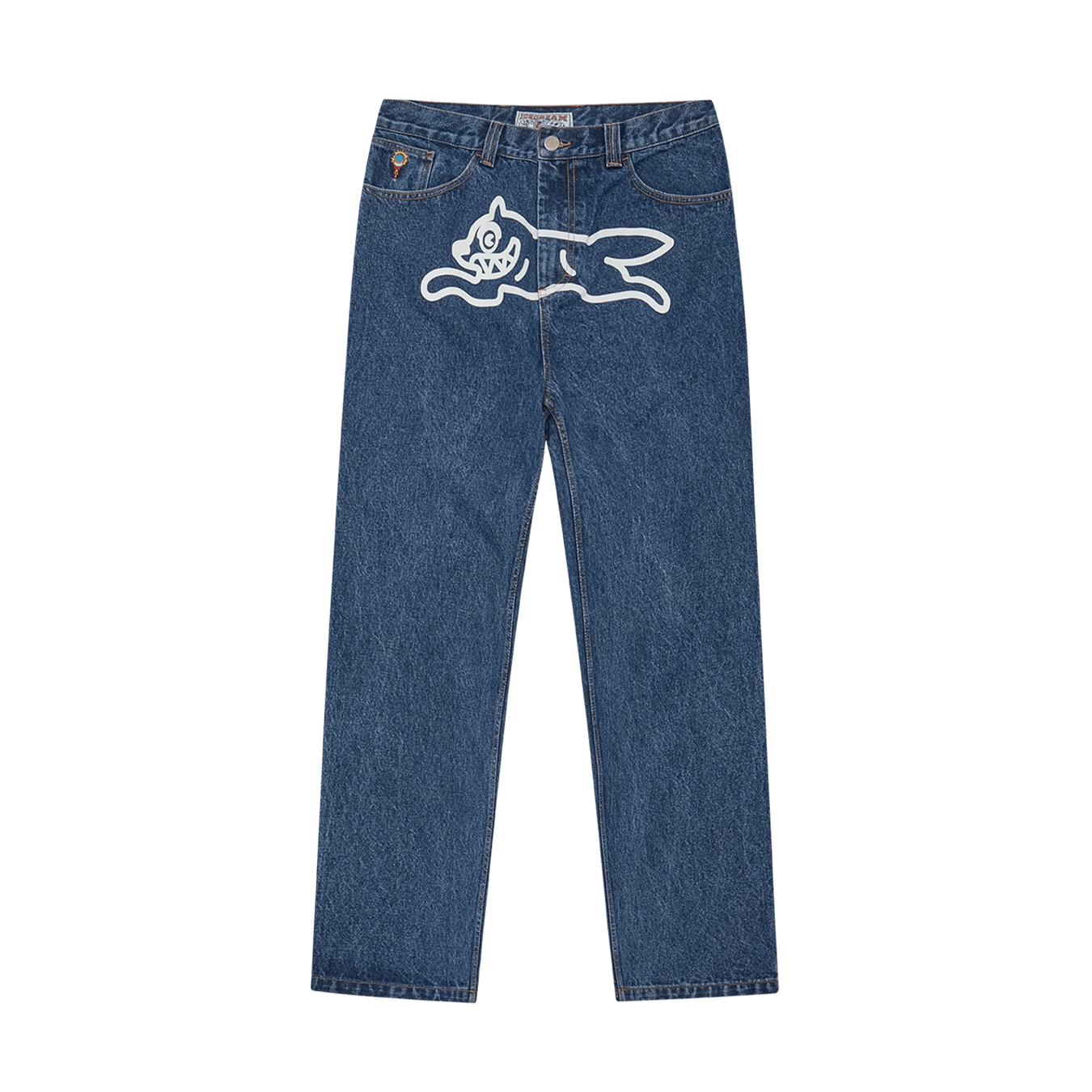 ICECREAM Running Dog Double Scoop Denim Pants 'Mid Wash Blue' - Kick Game