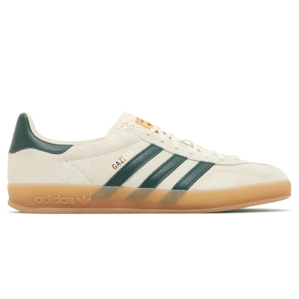 Adidas Gazelle Indoor Cream White Green Gum Kick Game