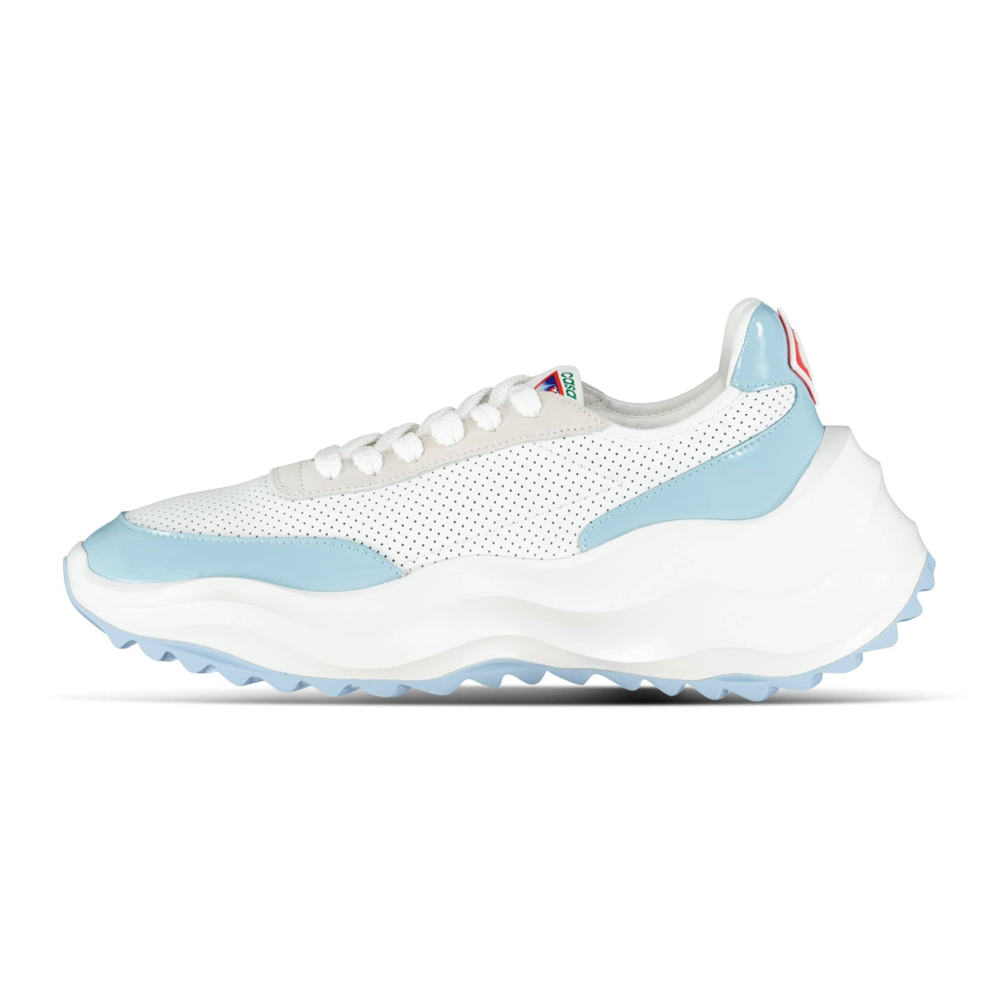 Casablanca Atlantis Chunky Sneakers White & Baby Blue - Kick Game