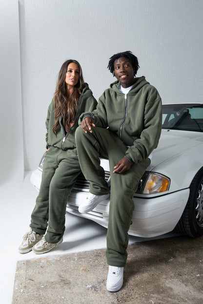 KAIZEN MARKET DOUBLE LAYERED BOTTOMS MILITARY - Kick Game