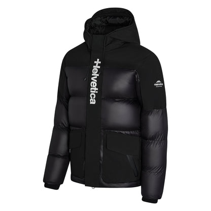 Helvetica Mountain Pioneers Queyras Hooded Down Jacket - Kick Game