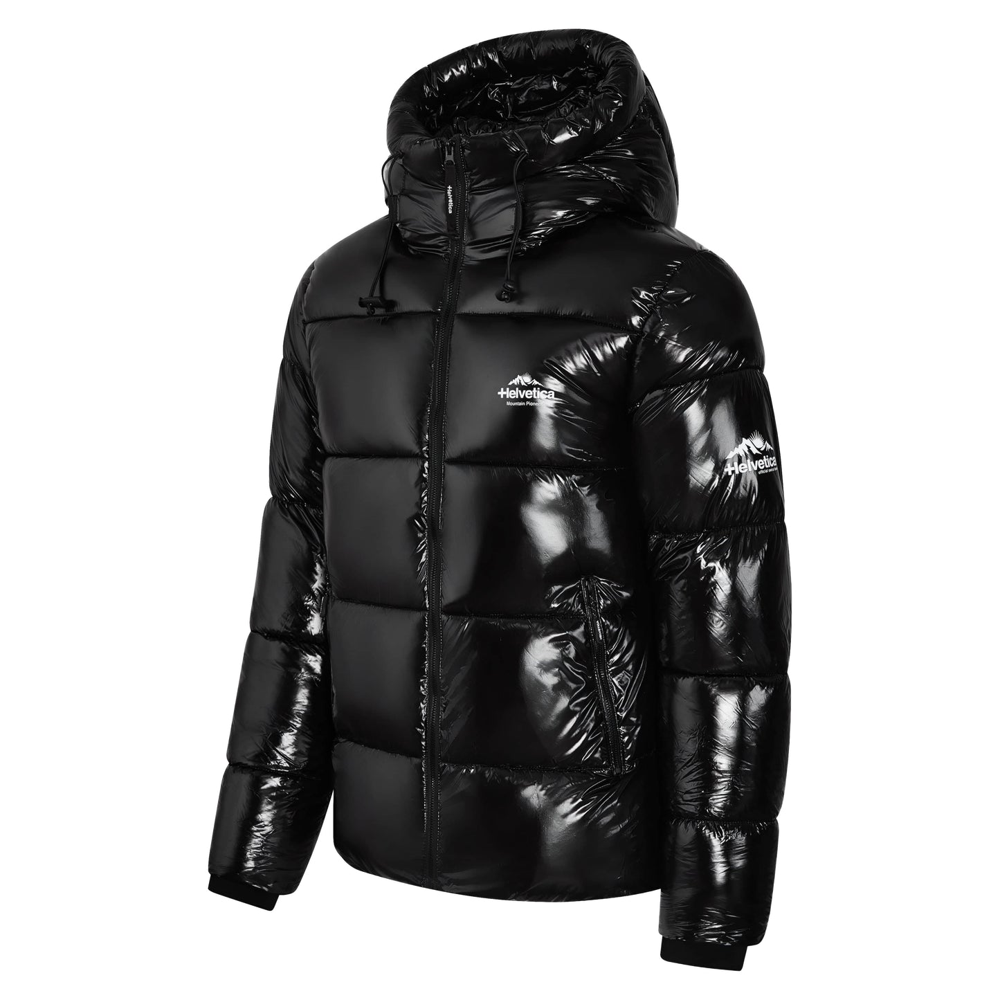 Helvetica Mountain Pioneers Viber Hooded Down Jacket - Kick Game