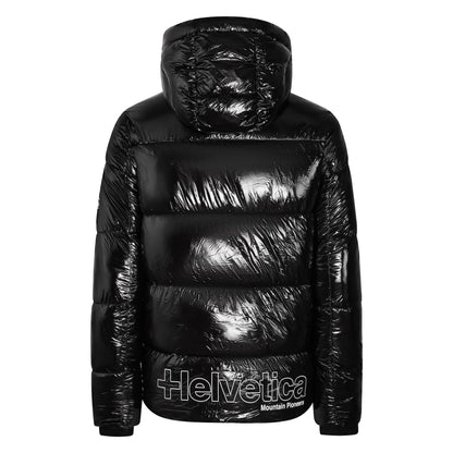 Helvetica Mountain Pioneers Viber Hooded Down Jacket - Kick Game