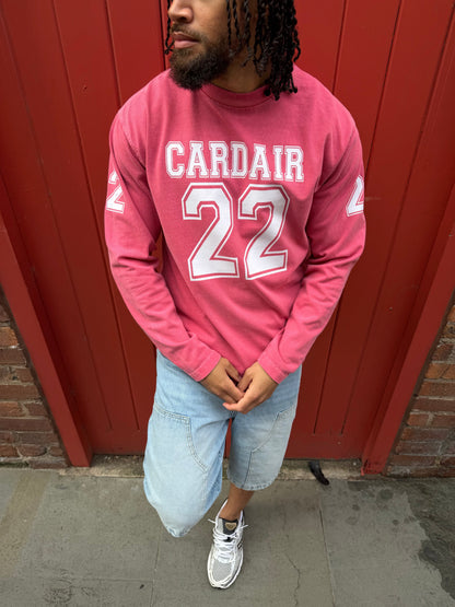 Cardair Varsity Long Sleeve T Shirt - Red - Kick Game
