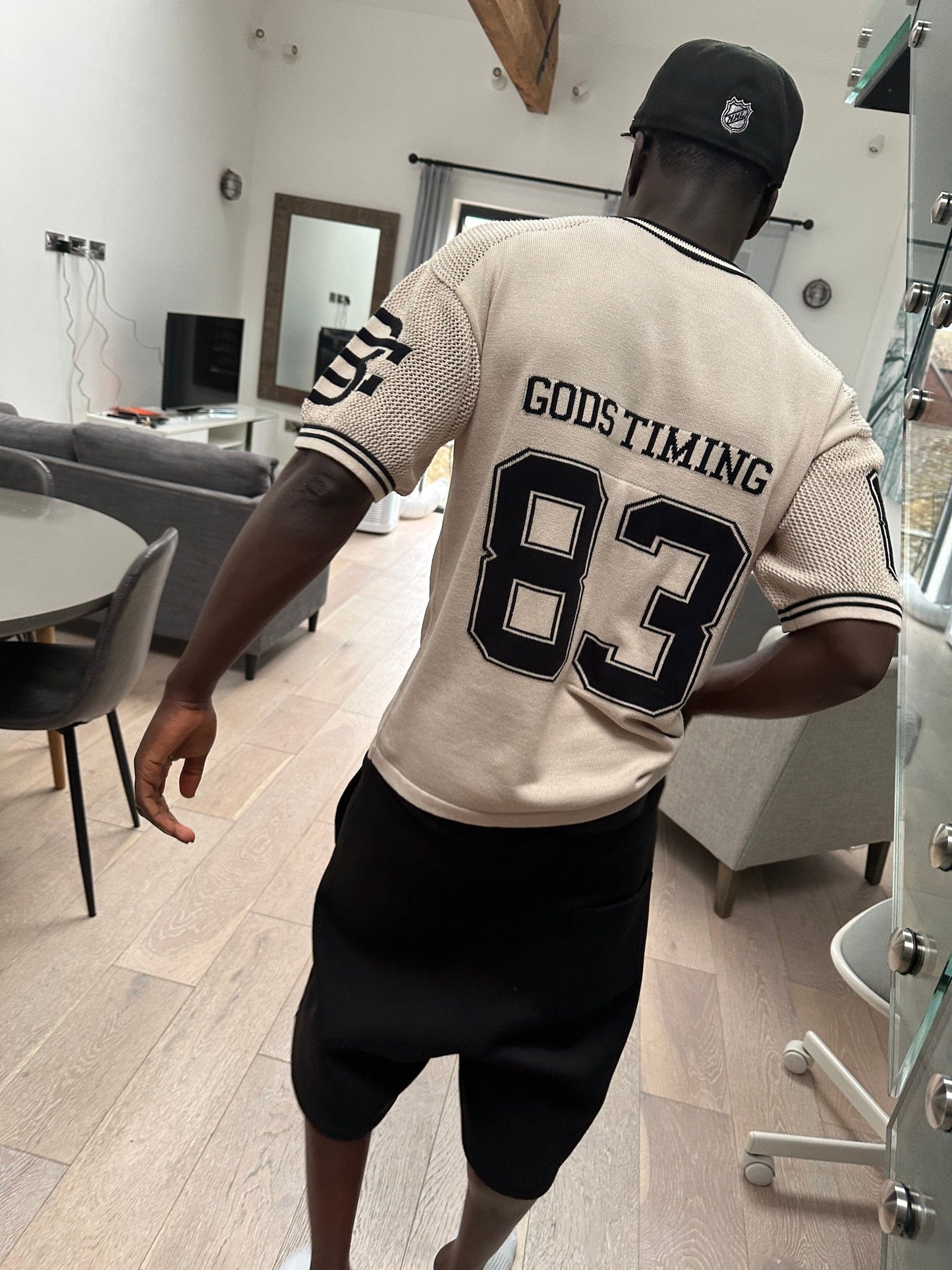 God’s Timing 83 knit Jersey - Cream - Kick Game