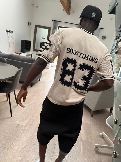 God’s Timing 83 knit Jersey - Cream - Kick Game
