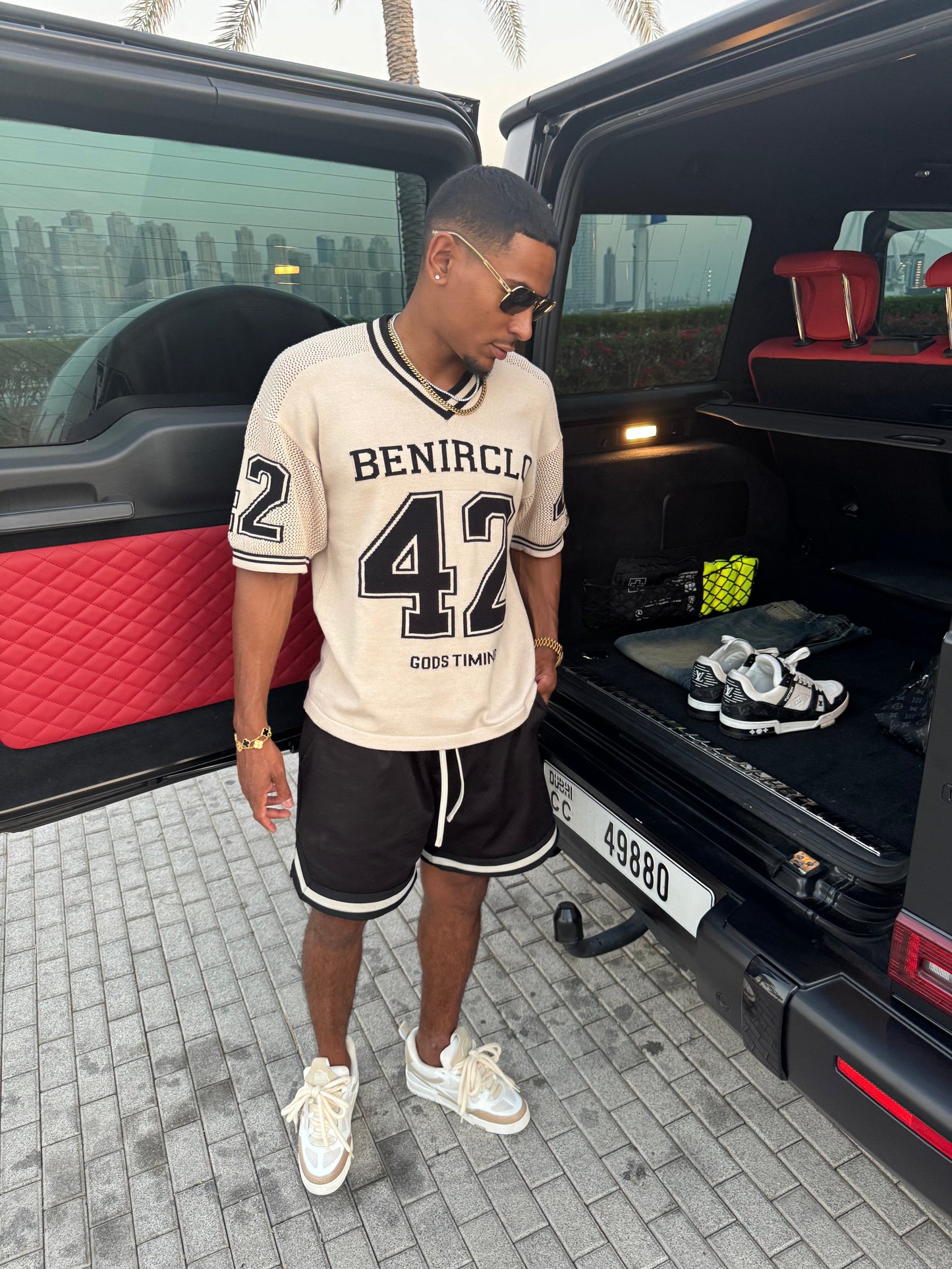God’s Timing 83 knit Jersey - Cream - Kick Game