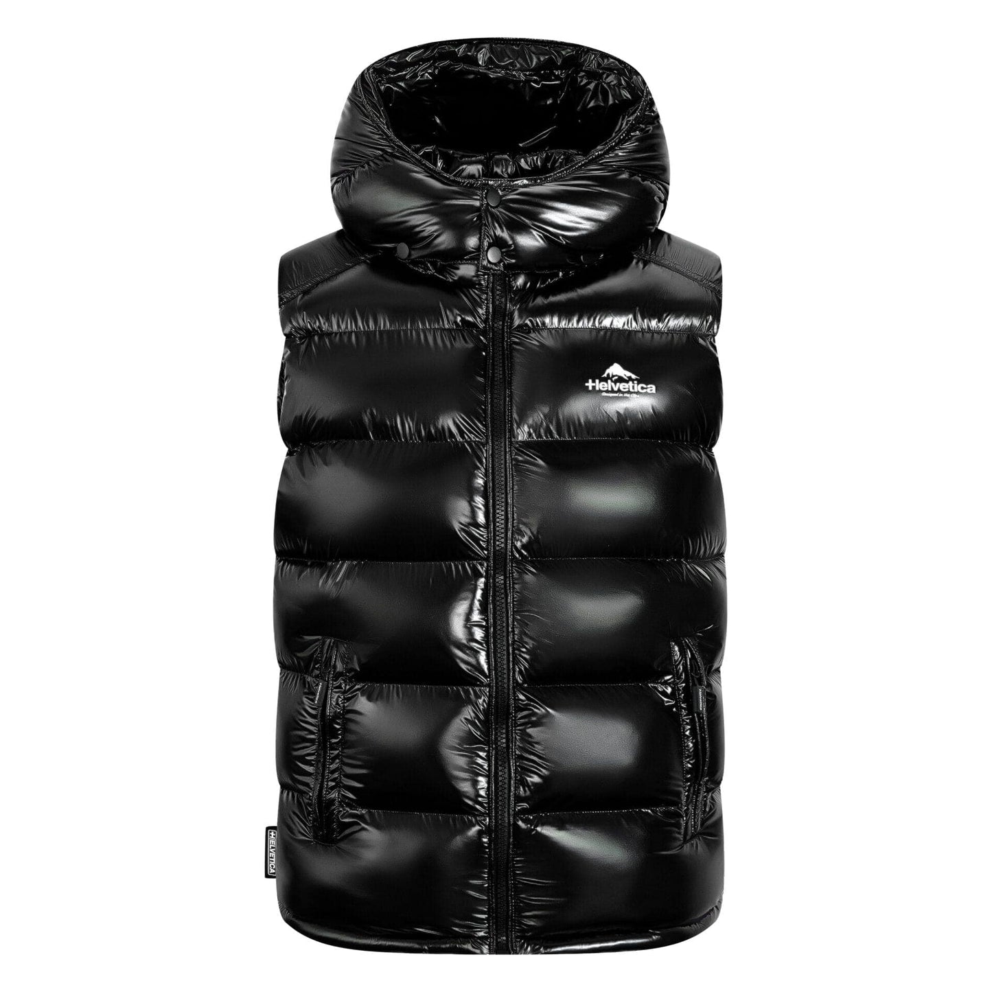 Helvetica Mountain Pioneers Space Sleeveless Hooded Jacket - Kick Game