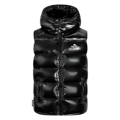 Helvetica Mountain Pioneers Space Sleeveless Hooded Jacket - Kick Game