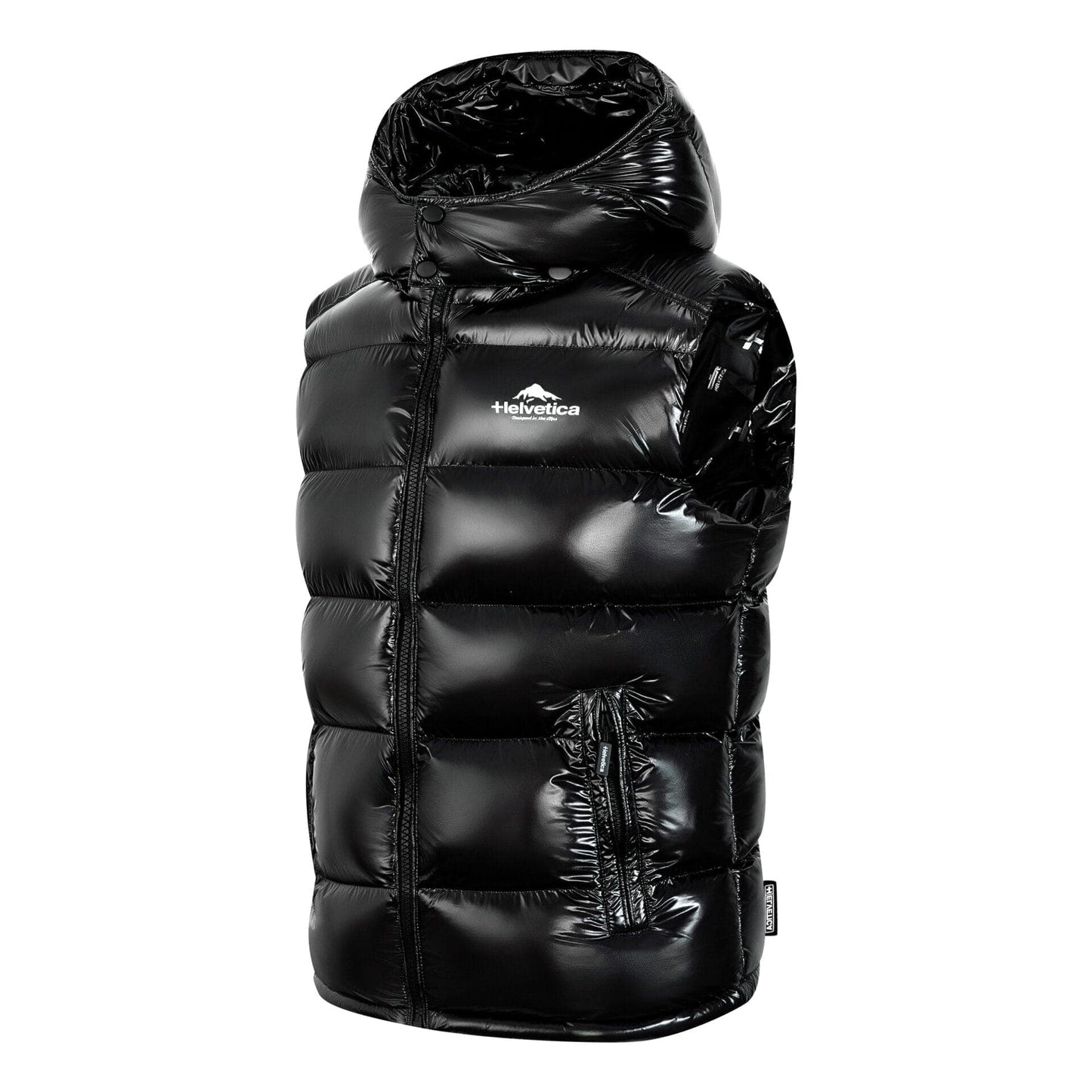 Helvetica Mountain Pioneers Space Sleeveless Hooded Jacket - Kick Game