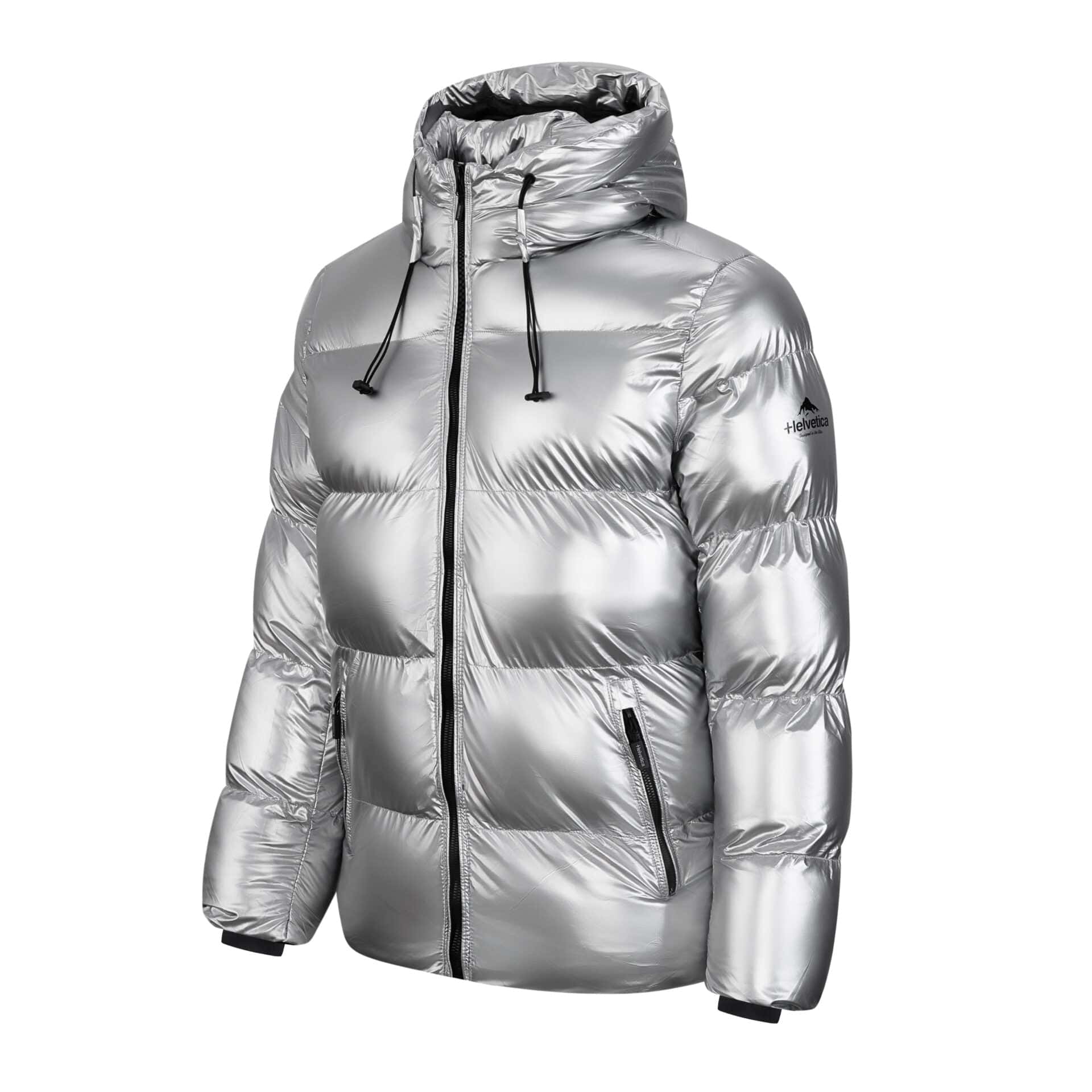 Cosmos Hooded Down Jacket - Silver - Kick Game