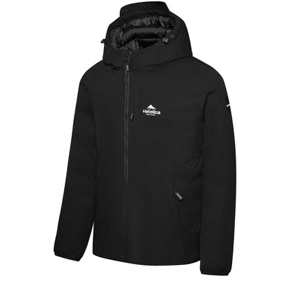 Helvetica Mountain Pioneers Eyeblock Hooded Windbreaker Jacket - Kick Game