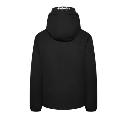 Helvetica Mountain Pioneers Eyeblock Hooded Windbreaker Jacket - Kick Game