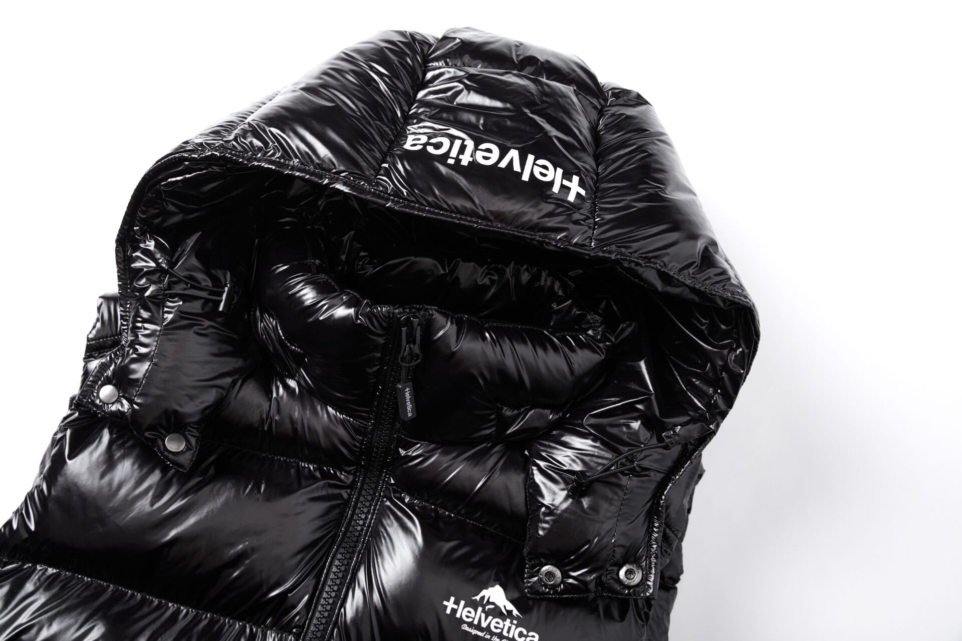 Helvetica Mountain Pioneers Space Sleeveless Hooded Jacket - Kick Game