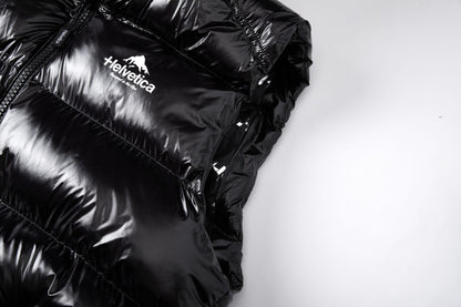 Helvetica Mountain Pioneers Space Sleeveless Hooded Jacket - Kick Game