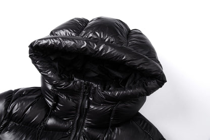Helvetica Mountain Pioneers Edge Hooded Down Jacket - Kick Game