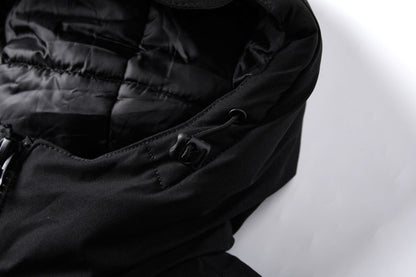 Helvetica Mountain Pioneers Eyeblock Hooded Windbreaker Jacket - Kick Game