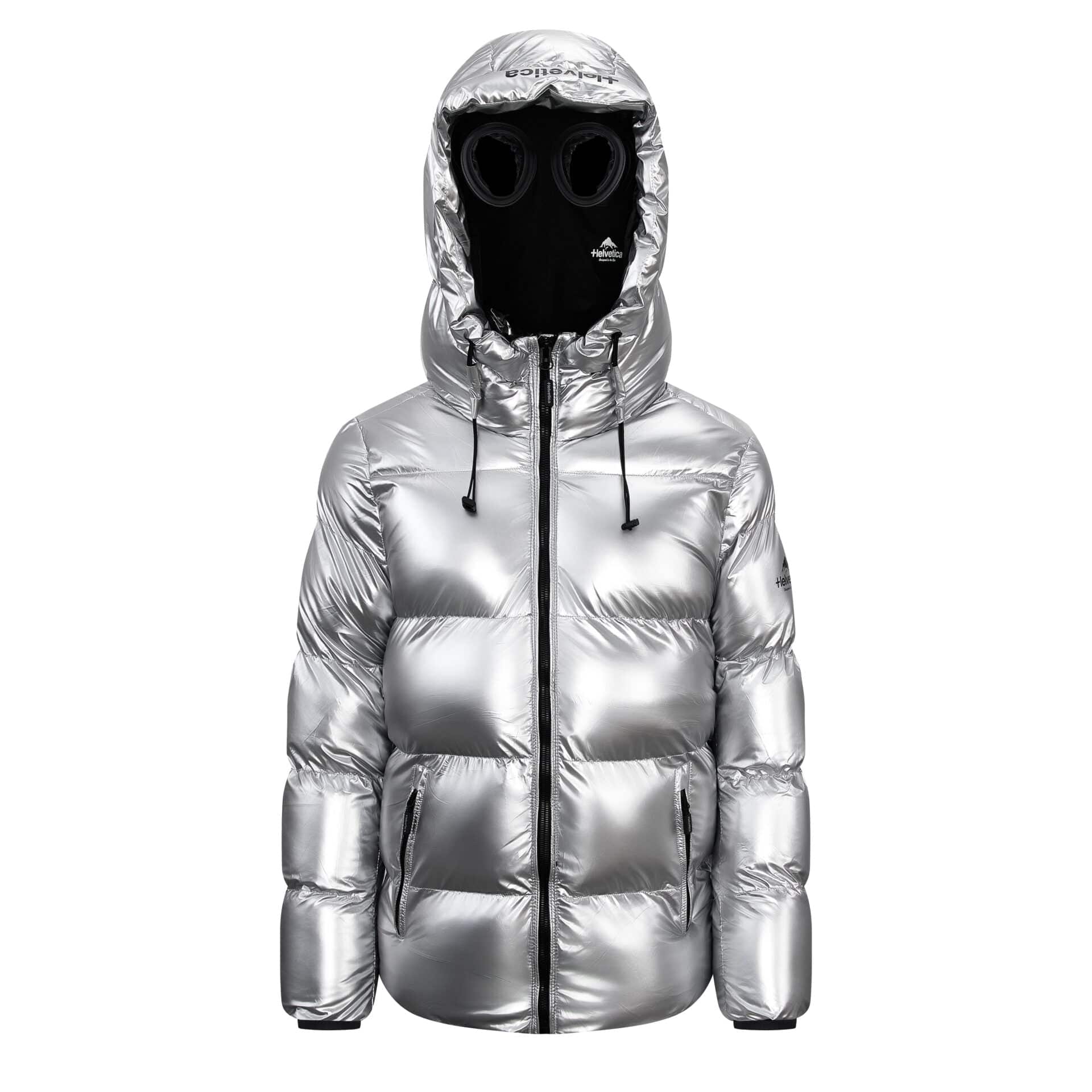 Cosmos Hooded Down Jacket - Silver - Kick Game