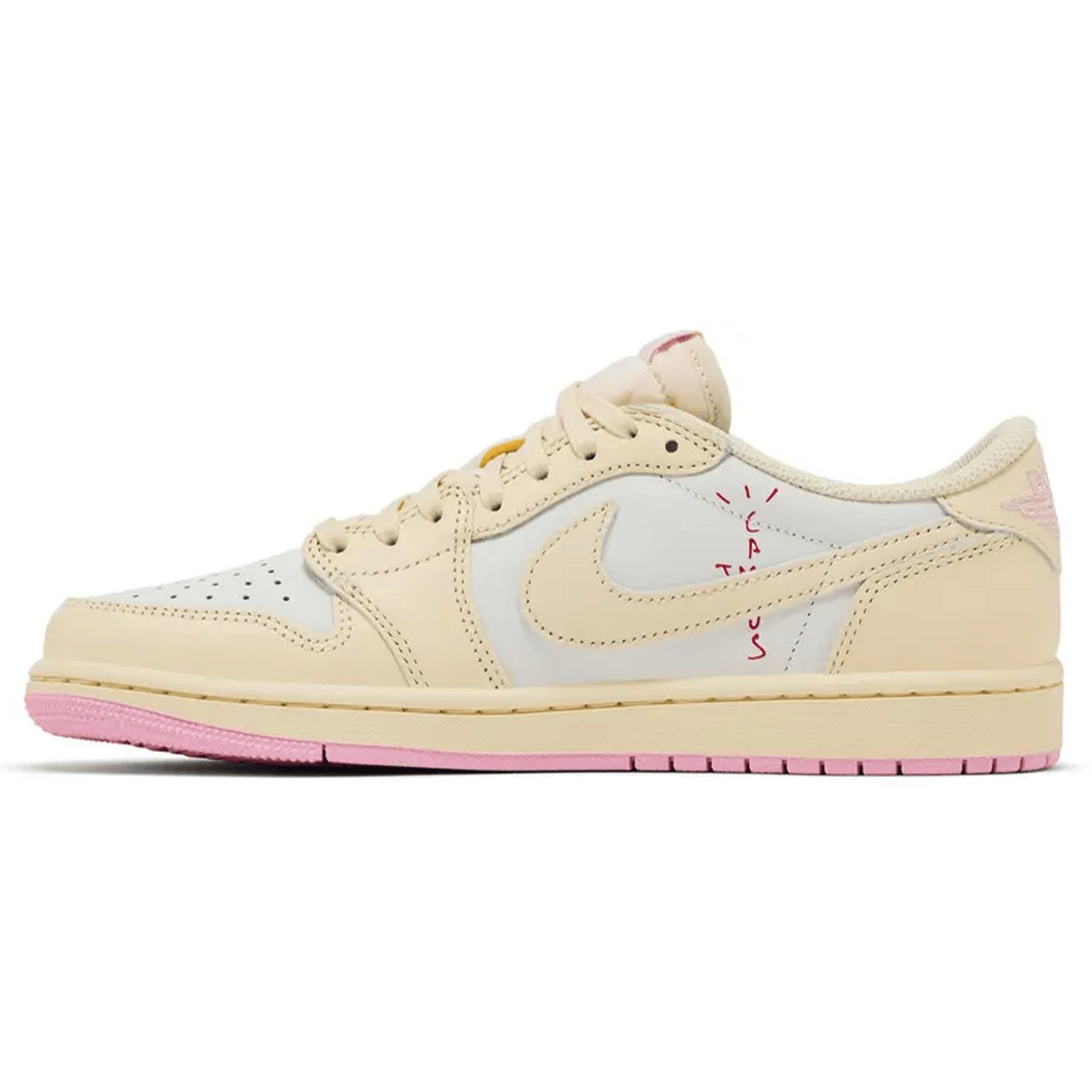 Travis Scott x Air Jordan 1 Retro Low OG 'Shy Pink' - Kick Game