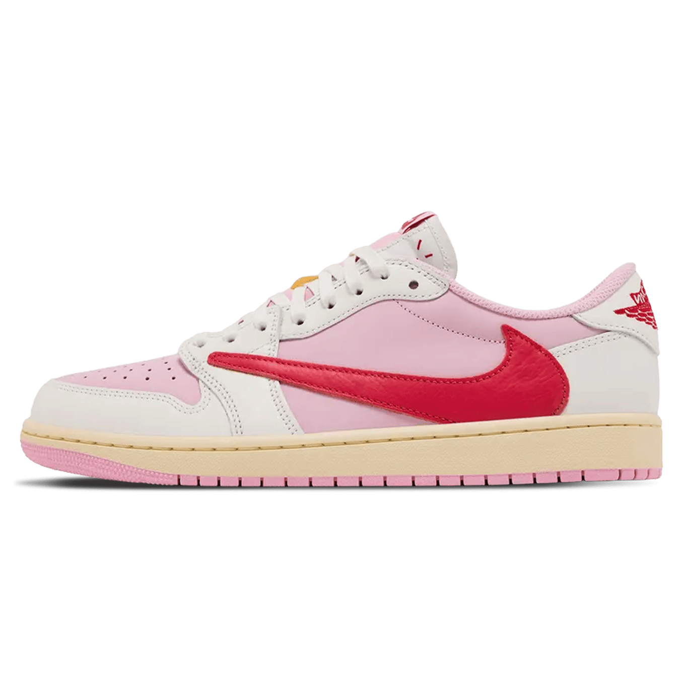 Travis Scott x Air Jordan 1 Retro Low OG 'Sail Tropical Pink' - Kick Game