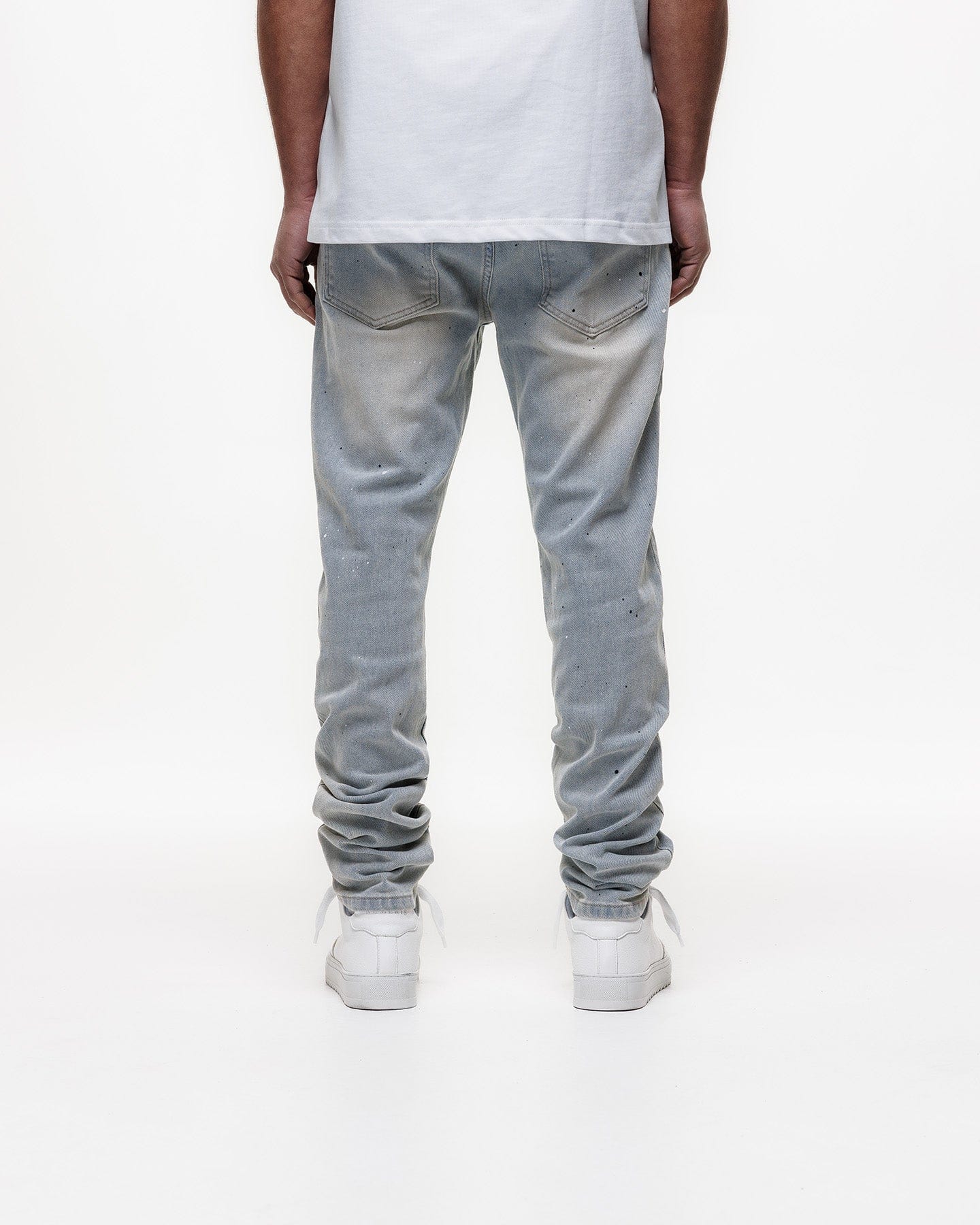 Magiri Indigo Painted Slim Jeans 'Blue' - Kick Game