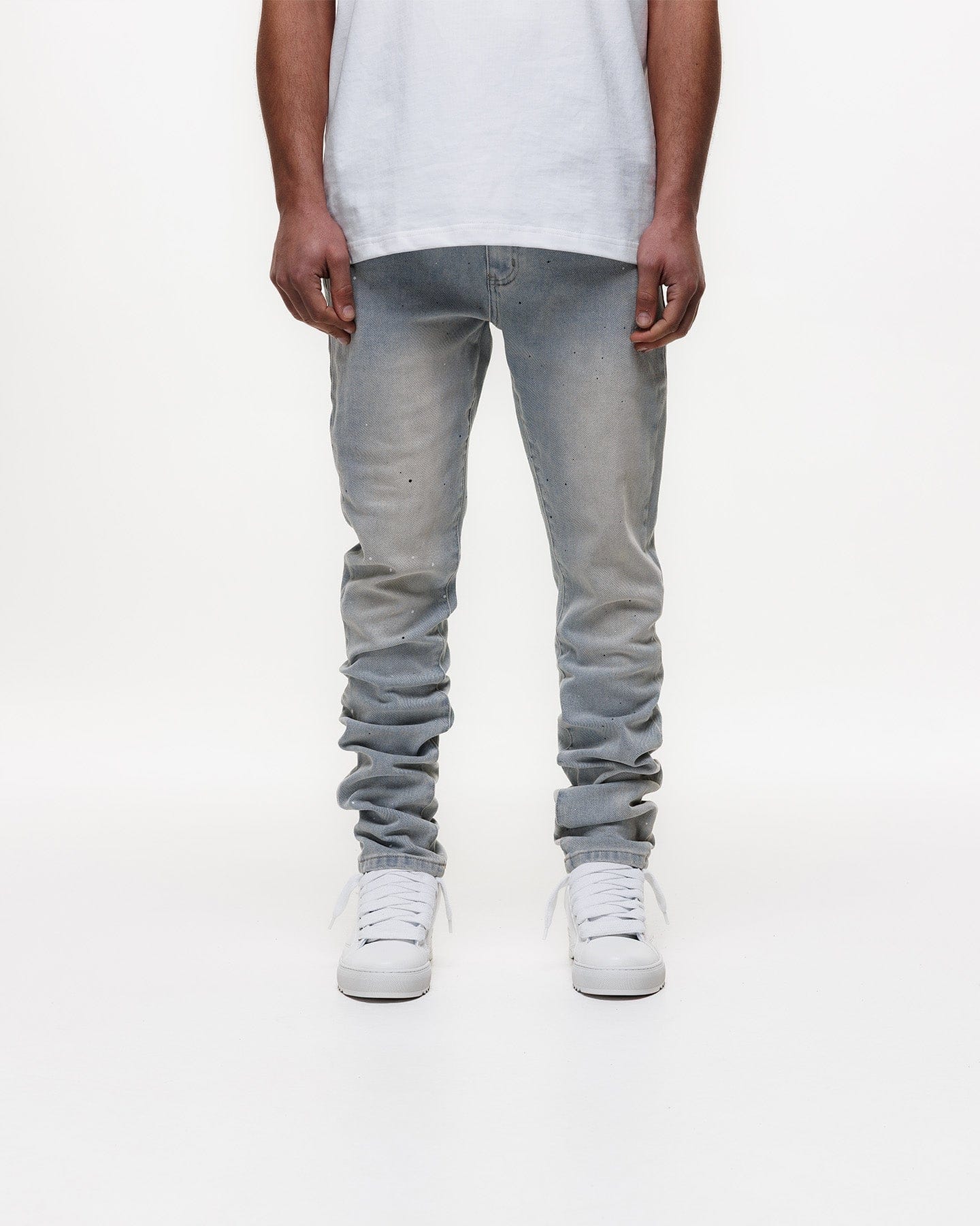 Magiri Indigo Painted Slim Jeans 'Blue' - Kick Game