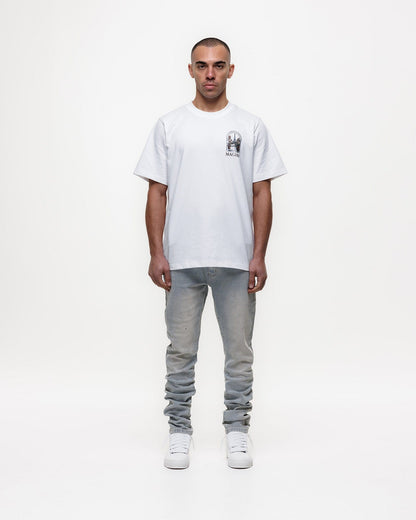 Magiri Indigo Painted Slim Jeans 'Blue' - Kick Game