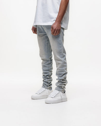 Magiri Indigo Painted Slim Jeans 'Blue' - Kick Game