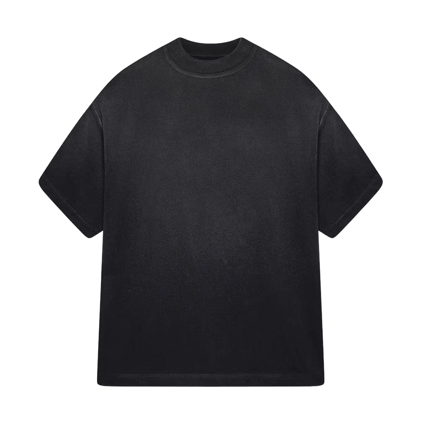 KAIZEN MARKET BLANK HEAVYWEIGHT FADE OUT TEE BLACK - Kick Game