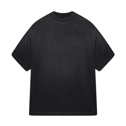 KAIZEN MARKET BLANK HEAVYWEIGHT FADE OUT TEE BLACK - Kick Game