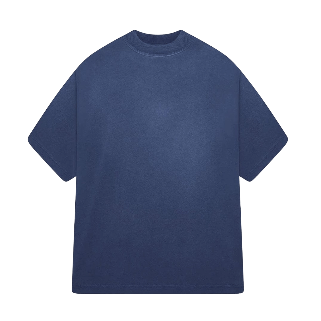 KAIZEN MARKET BLANK HEAVYWEIGHT FADE OUT TEE BLUE - Kick Game