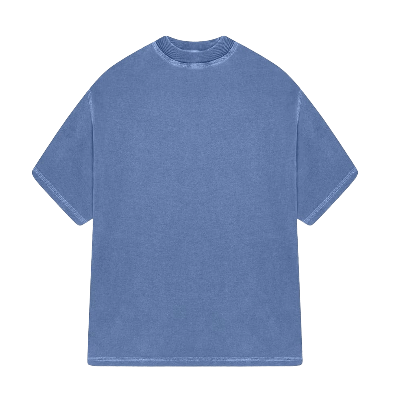 KAIZEN MARKET BLANK HEAVYWEIGHT VINTAGE BLUE TEE - Kick Game