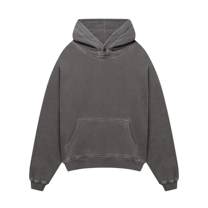 KAIZEN MARKET BLANK HEAVYWEIGHT WASHED HOODIE - Kick Game