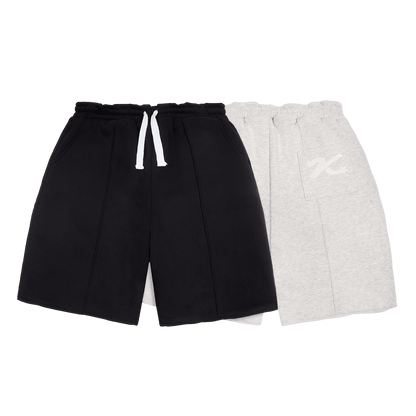KAIZEN MARKET GREY/BLACK REVERSIBLE SHORTS - Kick Game