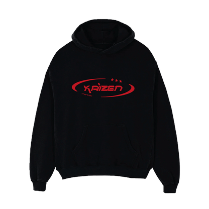 KAIZEN MARKET HI JACKER HOODIE BLACK - Kick Game