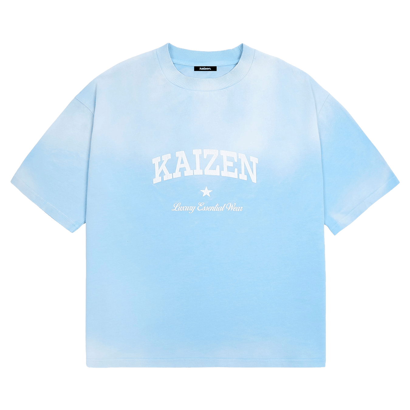 KAIZEN MARKET SUNFADED TEE BLUE - Kick Game