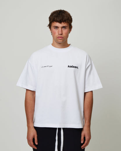 KAIZEN MARKET ARCH TEE WHITE - Kick Game