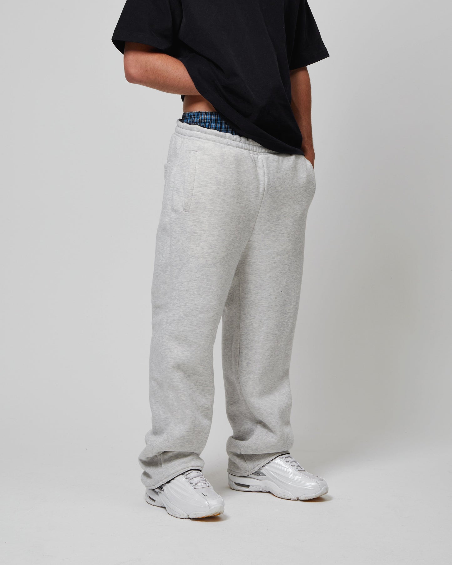 KAIZEN MARKET GREY/BLACK REVERSIBLE BOTTOMS - Kick Game