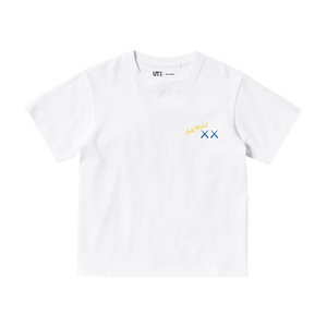 KAWS x Warhol x UNIQLO UT Graphic T-Shirt Kids 'White Blue'